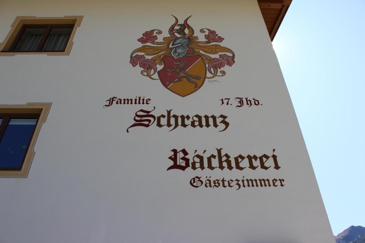 Baeckerei Schranz Bed and Breakfast Sankt Leonhard im Pitztal Exteriör bild